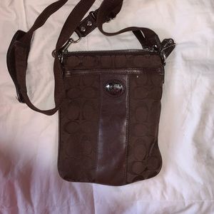 Coach cross body purse